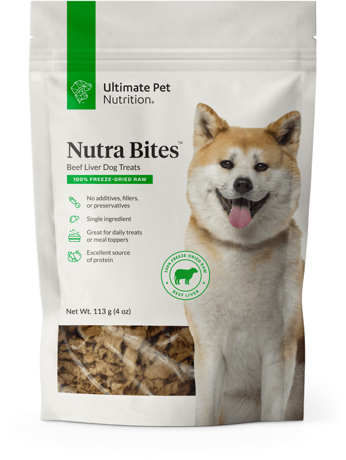 Ultimate Pet Nutrition Freeze Dried Nutra Bites Beef Liver Dog Treat