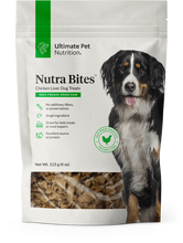 Load image into Gallery viewer, Ultimate Pet Nutrition Freeze Dried Nutra Bites Chicken Liver Dog Treat