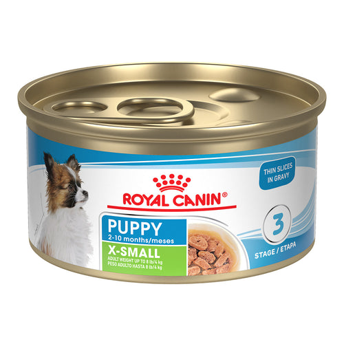 Royal Canin Size Health Nutrition X-Small Puppy Thin Slices in Gravy Wet Dog Food