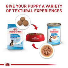 Load image into Gallery viewer, Royal Canin Size Health Nutrition Large Puppy Thin Slices in Gravy Wet Dog Food