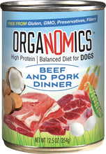 Load image into Gallery viewer, Evangers Organomics Beef &amp; Pork Dinner for Dogs