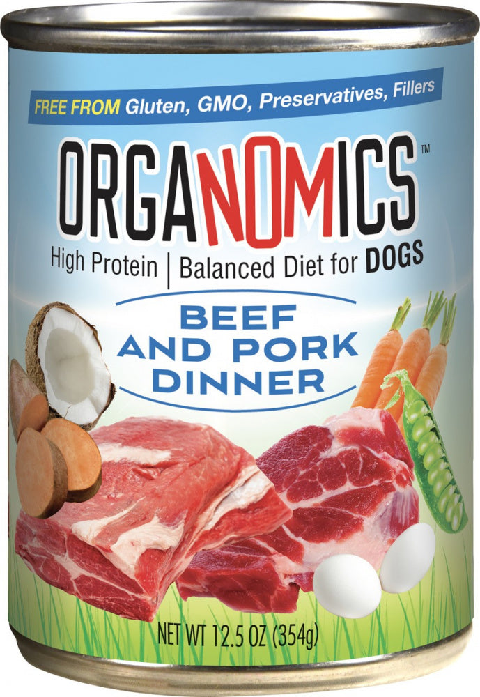 Evangers Organomics Beef & Pork Dinner for Dogs