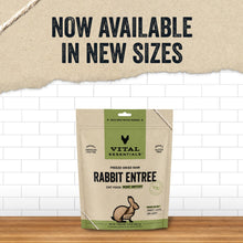 Load image into Gallery viewer, Vital Essentials Freeze Dried Raw Rabbit Entree Cat Food Mini Patties