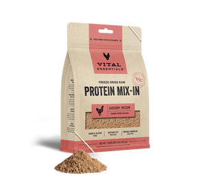 Vital Essentials Freeze Dried Raw Protein Mix In Chicken Recipe Ground Topper for Dogs