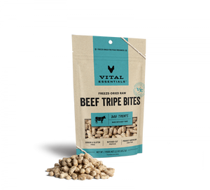 Vital Essentials Freeze Dried Beef Tripe Bites Dog Treats