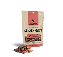 Load image into Gallery viewer, Vital Essentials Freeze Dried Chicken Hearts Dog Treats