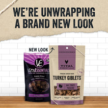 Load image into Gallery viewer, Vital Essentials Freeze Dried Raw Turkey Giblets Dog Treats,