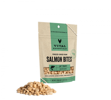 Load image into Gallery viewer, Vital Essentials Freeze Dried Salmon Bites Cat Treats
