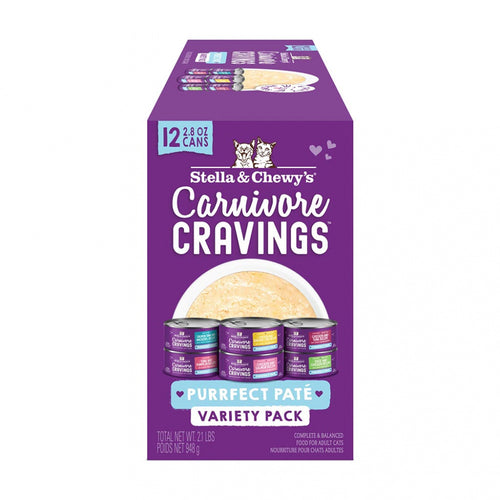 Stella & Chewy's Carnivore Cravings Purrfect Pate Variety Pack Canned Cat Food
