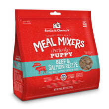 Load image into Gallery viewer, Stella &amp; Chewys Freeze Dried Grain Free Raw Meal Mixers Crafted for Puppies Protein Rich Perfectly Puppy Beef &amp; Salmon Recipe