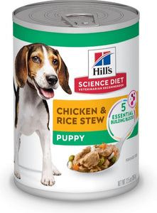 Hill's Science Diet Puppy Chicken & Rice Stew Canned Puppy Food