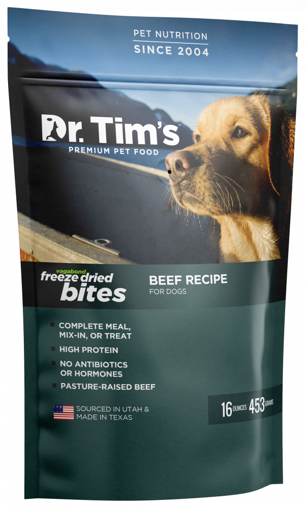 Dr. Tim's Vagabond Meal Topper Freeze Dried Beef Bites