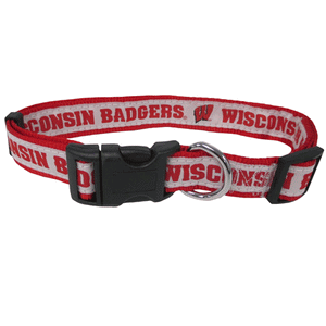 Pets First® Wisconsin Badgers Dog Collar
