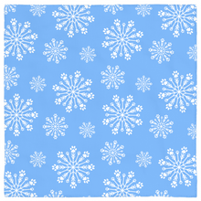 Load image into Gallery viewer, Paw Snowflake Pet Bandana