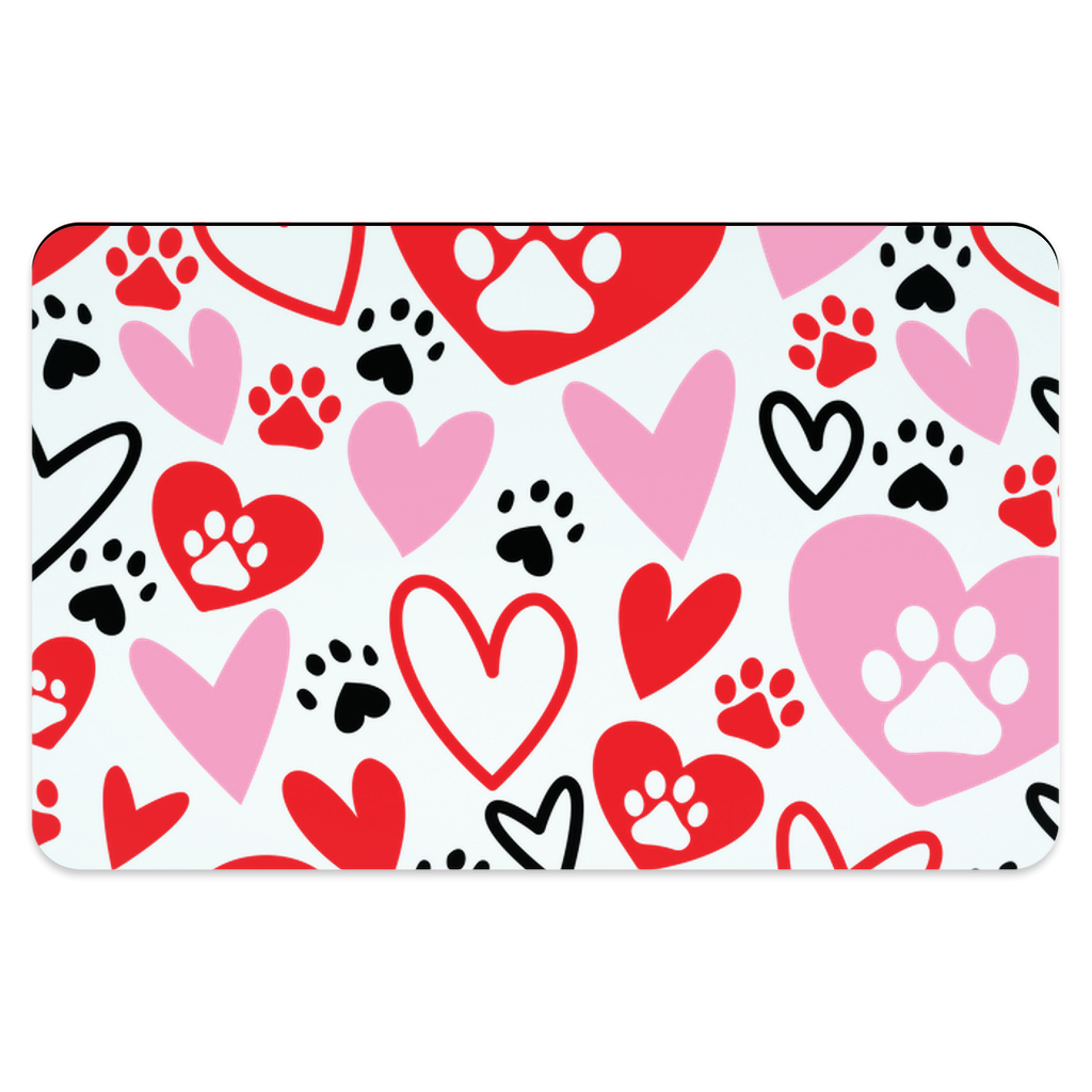 Paw Heart Pet Placemats