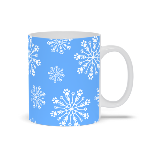 Paw Snowflake Mug