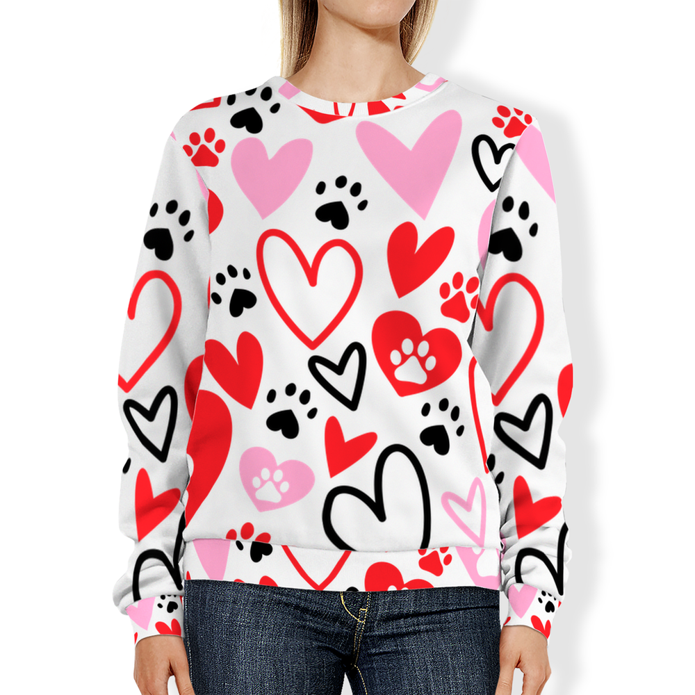 
                  
                    Paw Heart All-Over Print Sweatshirt
                  
                
