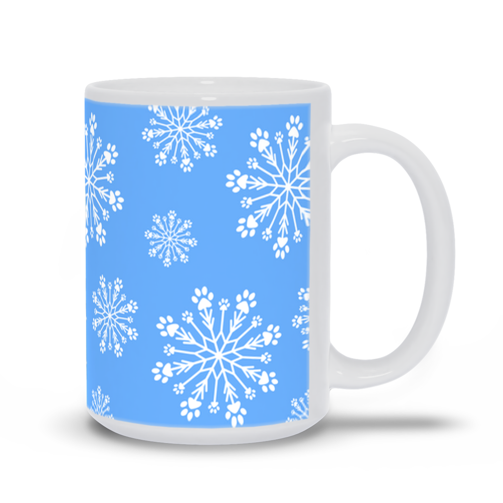 Paw Snowflake Mug