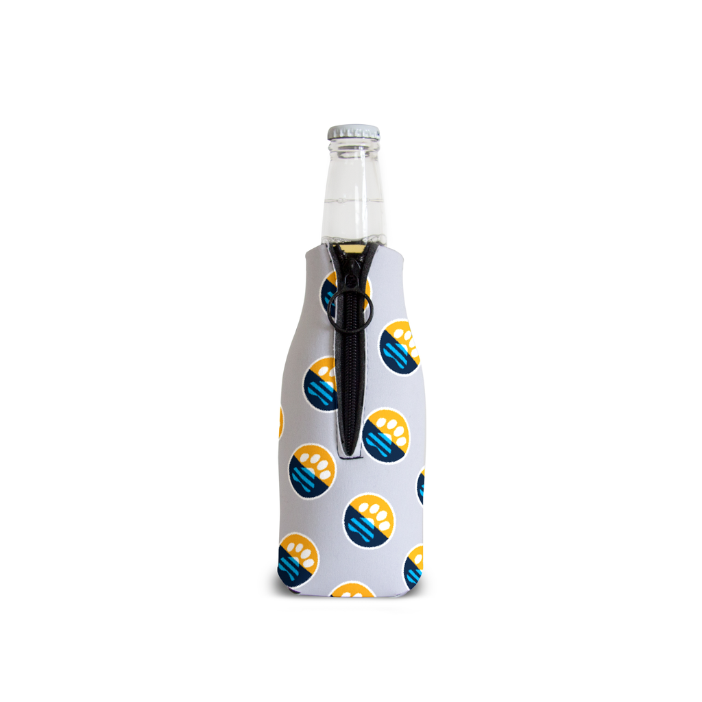 MKE Flag Paw Bottle and Can Coolers