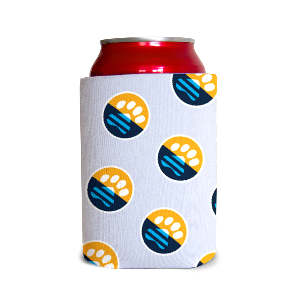 MKE Flag Paw Bottle and Can Coolers