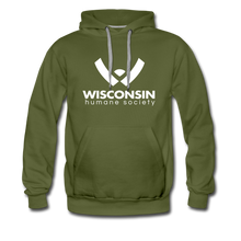 Load image into Gallery viewer, WHS Logo Premium Hoodie - olive green