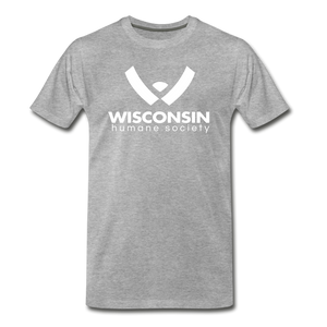WHS Logo Unisex Premium T-Shirt - heather gray