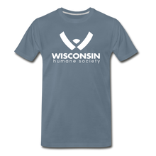 Load image into Gallery viewer, WHS Logo Unisex Premium T-Shirt - steel blue
