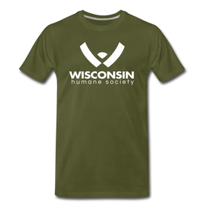 WHS Logo Unisex Premium T-Shirt - olive green