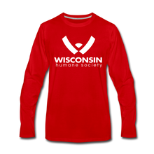 Load image into Gallery viewer, WHS Logo Premium Long Sleeve T-Shirt - red