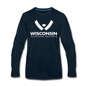 WHS Logo Premium Long Sleeve T-Shirt - deep navy