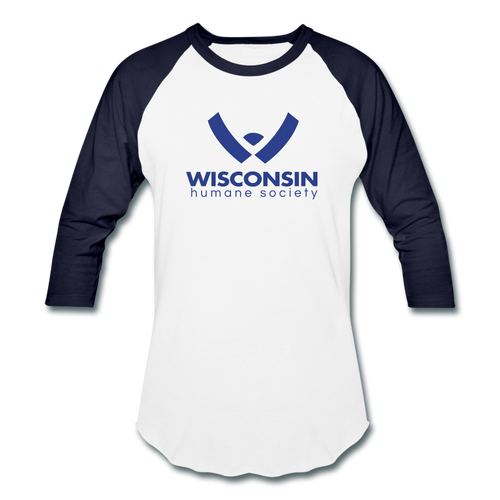 WHS Logo Baseball T-Shirt - white/navy