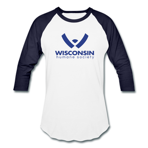 WHS Logo Baseball T-Shirt - white/navy