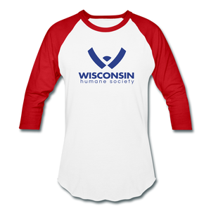 WHS Logo Baseball T-Shirt - white/red