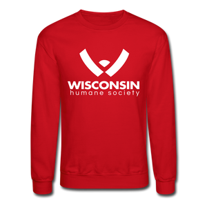 WHS Logo Crewneck Sweatshirt - red