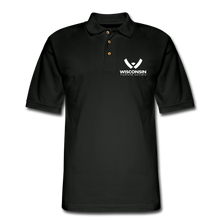 Load image into Gallery viewer, WHS Logo Pique Polo Shirt - black