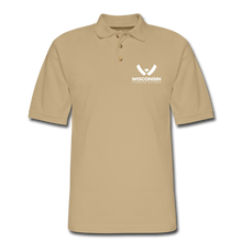 Load image into Gallery viewer, WHS Logo Pique Polo Shirt - beige
