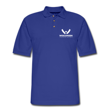 Load image into Gallery viewer, WHS Logo Pique Polo Shirt - royal blue