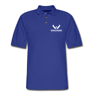 WHS Logo Pique Polo Shirt - royal blue