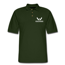 Load image into Gallery viewer, WHS Logo Pique Polo Shirt - forest green