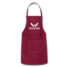 Load image into Gallery viewer, WHS Logo Adjustable Apron - burgundy