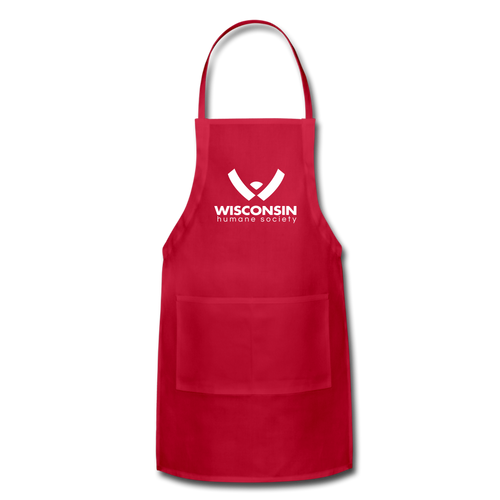 WHS Logo Adjustable Apron - red