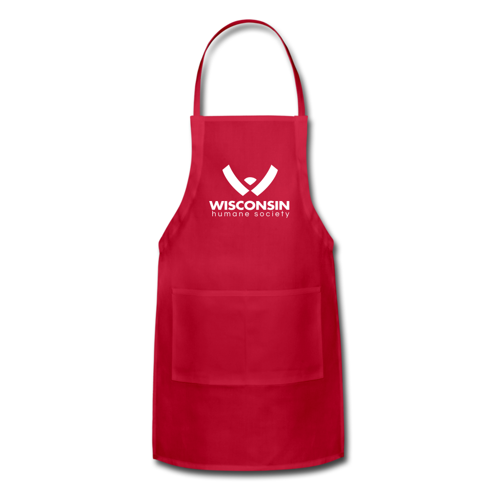 WHS Logo Adjustable Apron - red