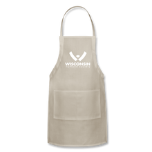Load image into Gallery viewer, WHS Logo Adjustable Apron - natural