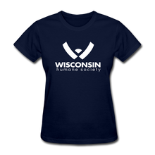 Load image into Gallery viewer, WHS Logo Classic Contoured T-Shirt - navy