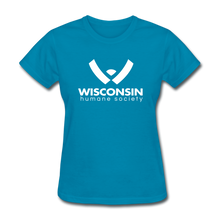 Load image into Gallery viewer, WHS Logo Classic Contoured T-Shirt - turquoise