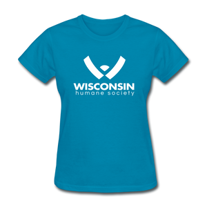 WHS Logo Classic Contoured T-Shirt - turquoise