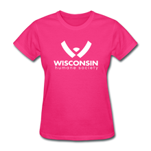 Load image into Gallery viewer, WHS Logo Classic Contoured T-Shirt - fuchsia