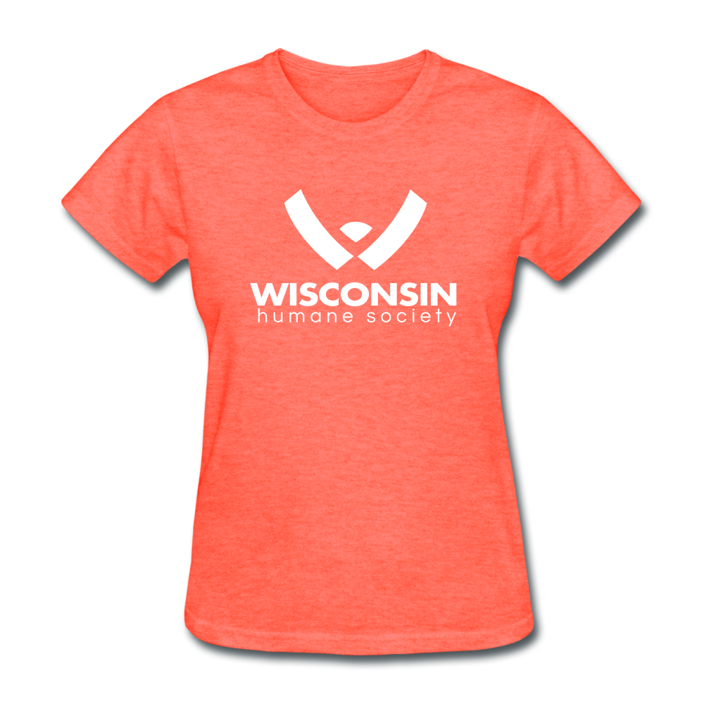 WHS Logo Classic Contoured T-Shirt - heather coral