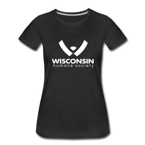 WHS Logo Premium Contoured T-Shirt - black