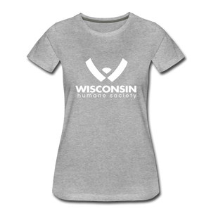 WHS Logo Premium Contoured T-Shirt - heather gray